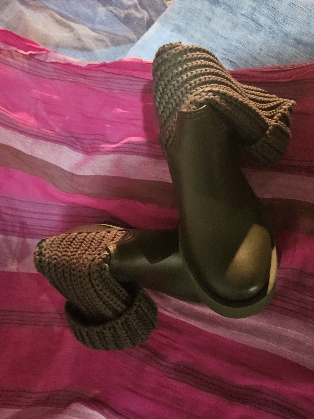 Moncler Black Knit-Cuff Waterproof Ankle Boots. NWOB. NEVER BEEN WORN.